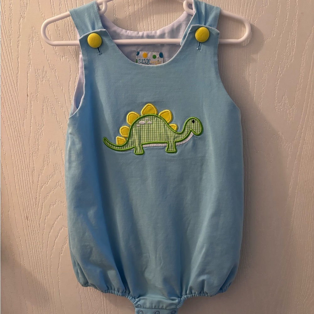 Blue Dinosaur Kids One Piece